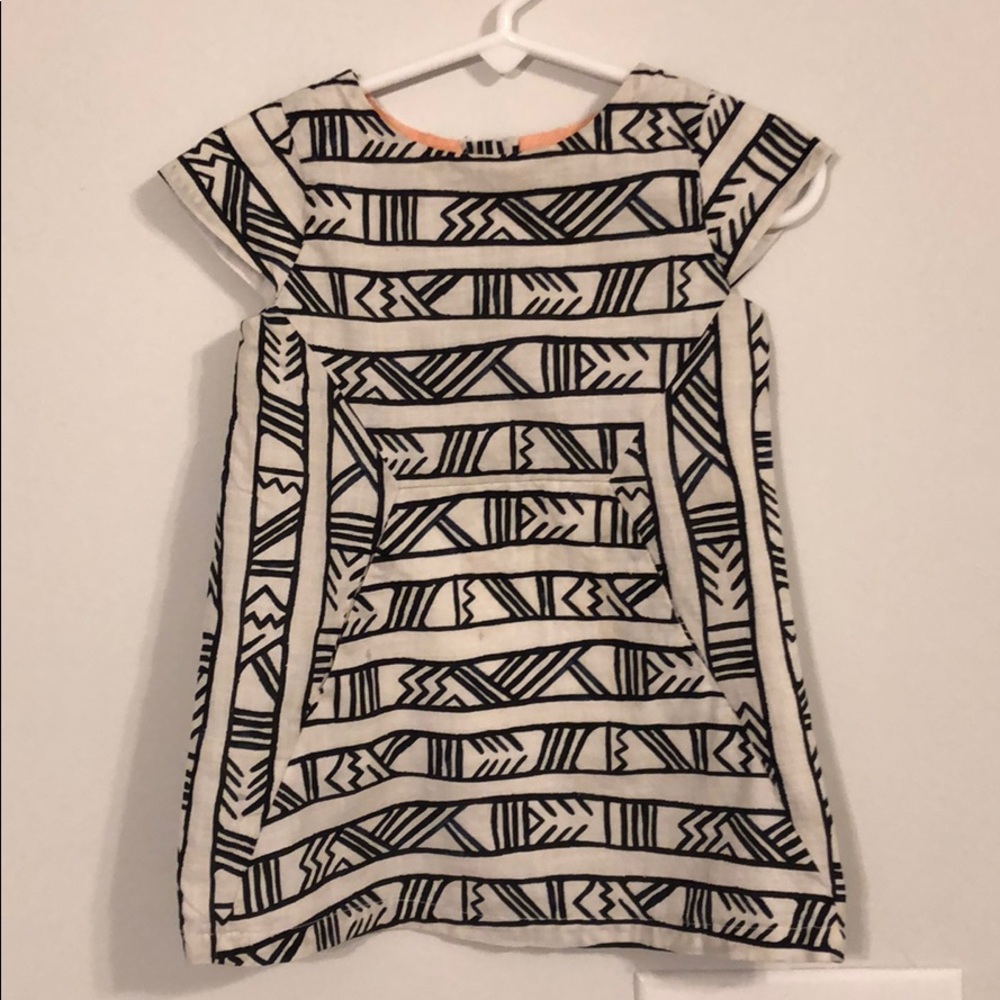 Osh kosh black and white dress